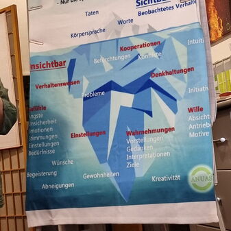 ANUAS Schulungsgrafik - Eisbergmodell