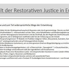 Was ist Restorative Justice? - Folie 5
