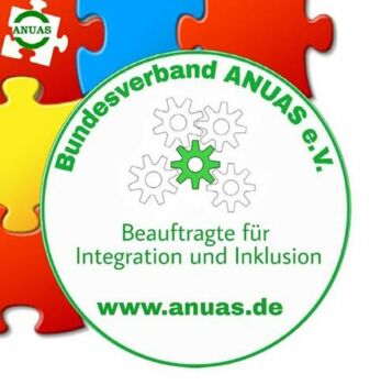 Bild zeigt das Logo Beauftragte Integration - Inklusion vom ANUAS