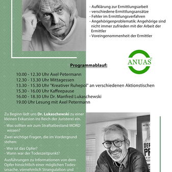Plakat einer Lesung