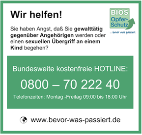 Bild zeigt das Logo des Vereins Behandlungsinitiative Opferschutz (BIOS-BW) e.V.